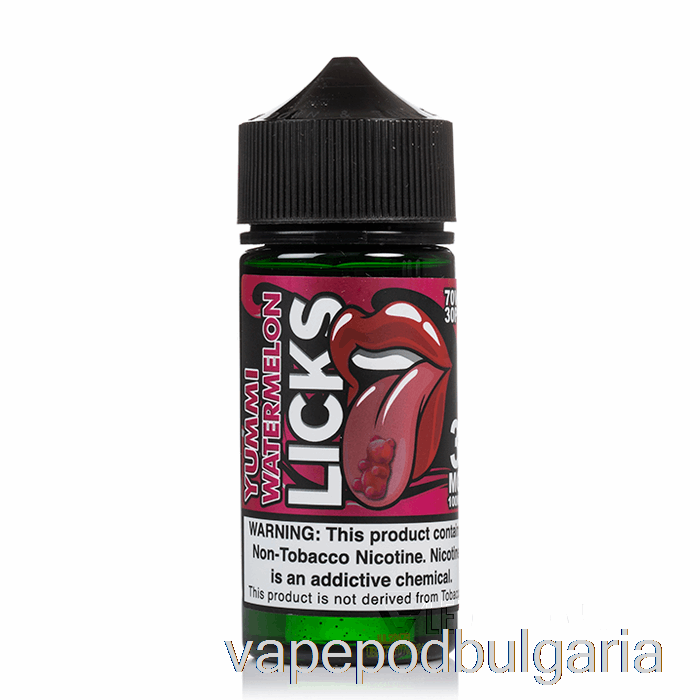 Vape Течности Yummi Watermelon Punch - Licks Roll Upz - 100ml 6mg